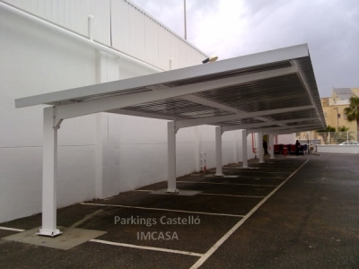 Marquesina aparcamiento caravanas en Castellón - Parkings Castelló